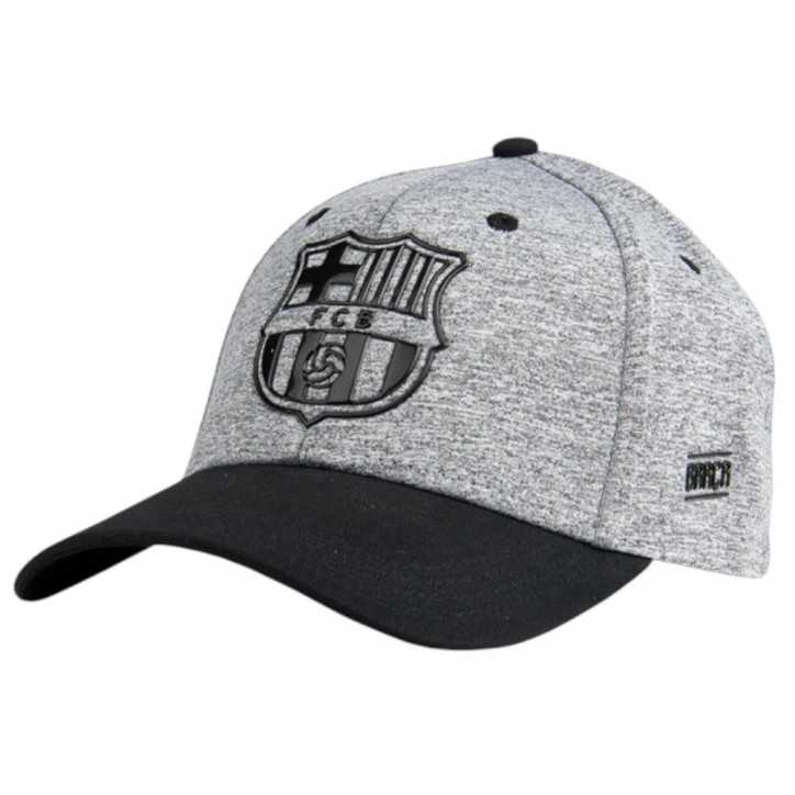 Gorra FC Barcelona Gris Coral
