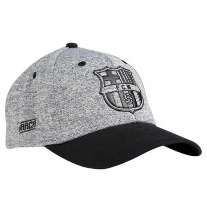 Gorra FC Barcelona Gris Coral