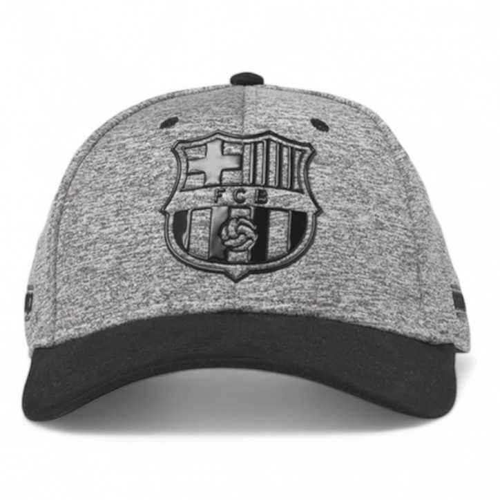 Gorra FC Barcelona Gris Coral
