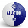 Balón de Fútbol Atlético de Madrid Segunda Equipación 1903 Talla 5, Circunferencia 68-69cm, Color Blanco y Azul