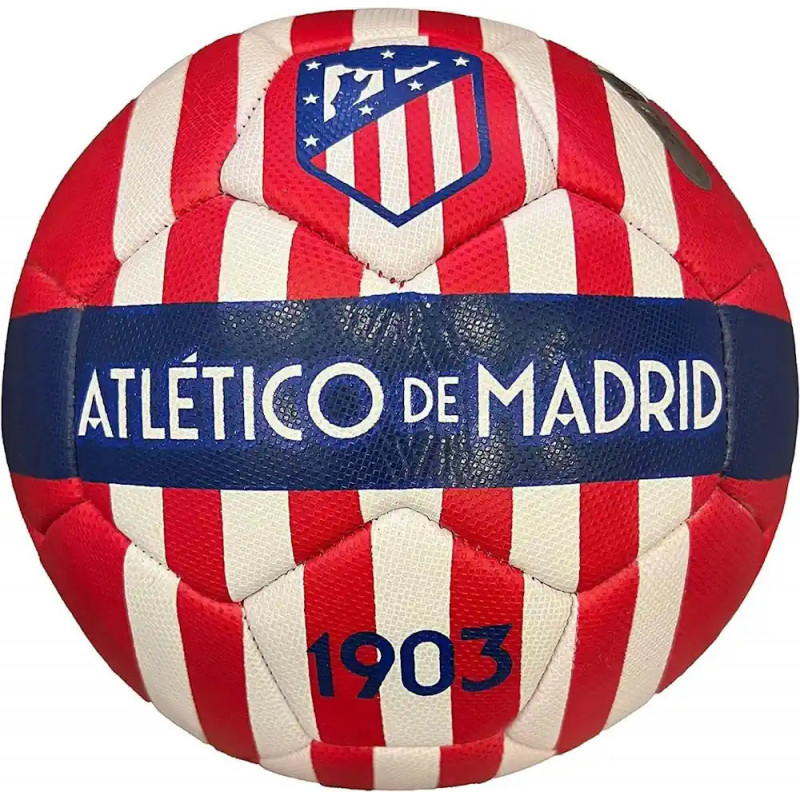 Balon de Fútbol Atlético de Madrid Rayas Clasicas Talla 2