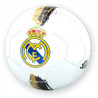 Balón Futbol Real Madrid Escudo Color Blanco franja Negra y Dorada- Talla 5