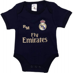 Body Niños Real Madrid FC - Producto Oficial Segunda equipación 2019-2020 24 Meses