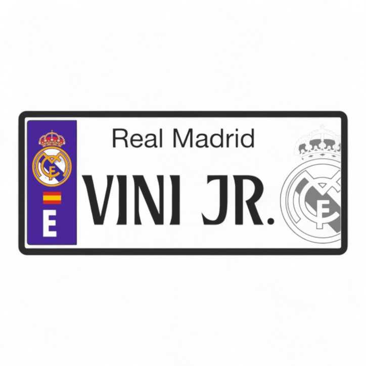 copy of Matricula Real Madrid Personalizada