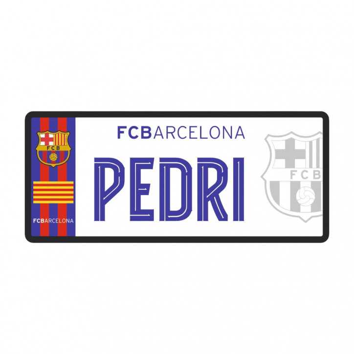 copy of Placa FC Barcelona Personalizada Pequeña