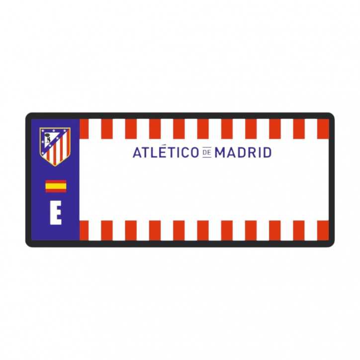Placa Atlético de Madrid Personalizada Pequeña