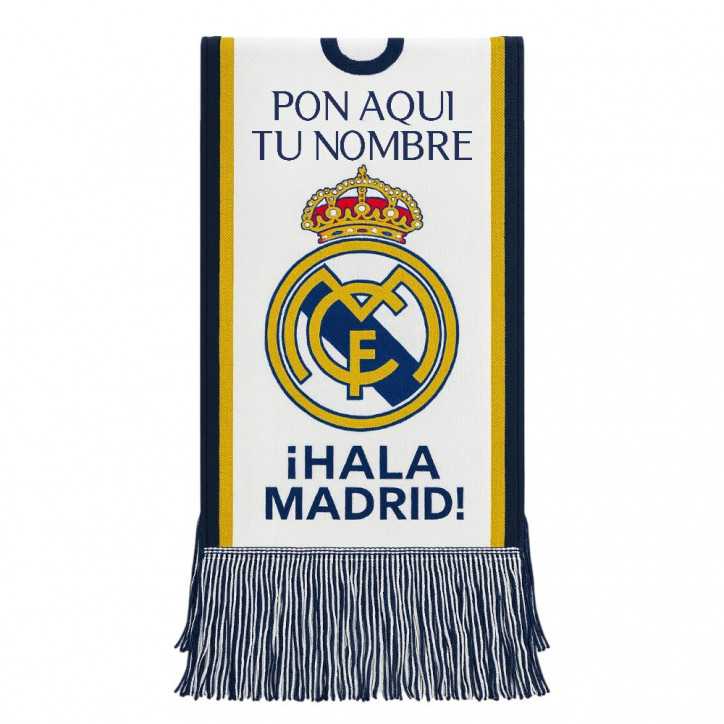 Bufanda Real Madrid Personalizable