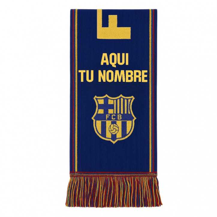 Bufanda FC Barcelona Personalizable Nº35 Bufanda FC Barcelona Personalizable Nº35