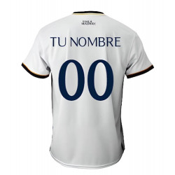 Camiseta Personalizada Real Madrid Primera Equipación de la Temporada 2023-2024 - Replica Oficial - Talla Adulto