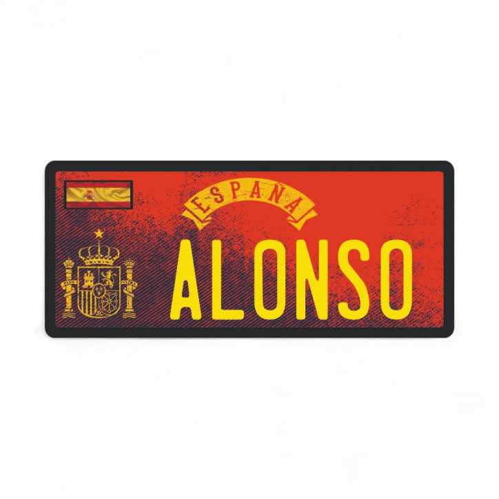 Placa Selección Española Personalizable Pequeña