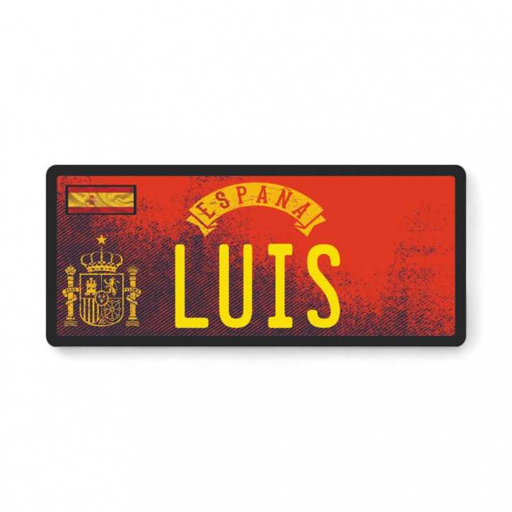 Placa Selección Española Personalizable Pequeña