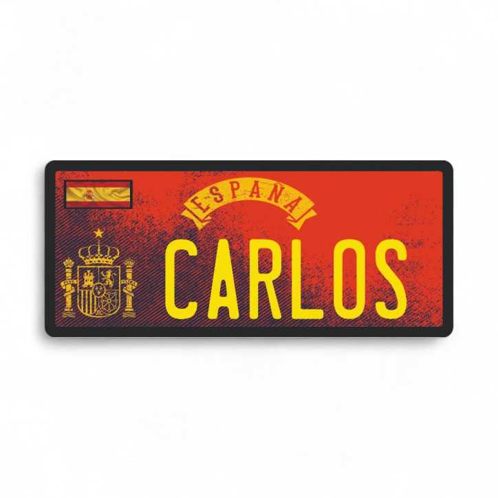 Placa Selección Española Personalizable Pequeña