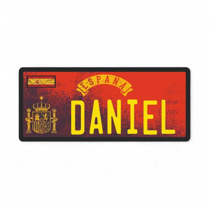 Placa Selección Española Personalizable Pequeña