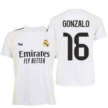 Camiseta Real Madrid 25/26 Gonzalo 30 | Producto Oficial