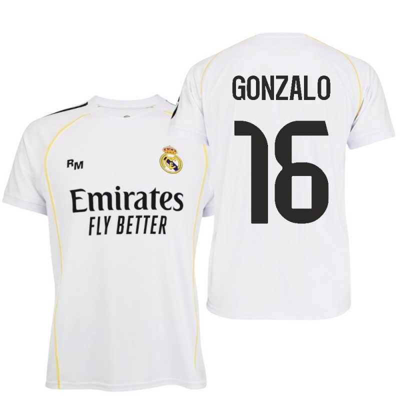 Camiseta Real Madrid 25/26 Gonzalo 30 | Producto Oficial