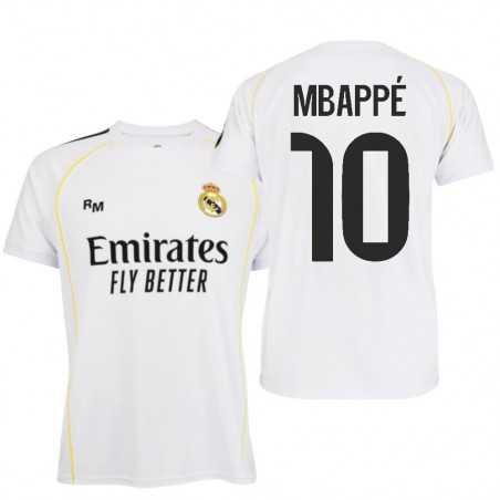 Camiseta Real Madrid 25/26 Mbappé 10 | Producto Oficial