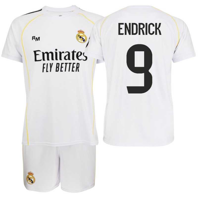 Kit Real Madrid 25/26 Niño Endrick 9 | Producto Oficial