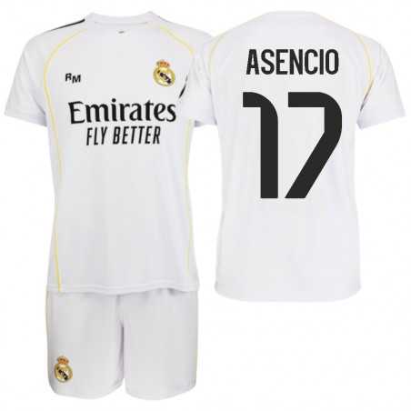 Kit Real Madrid 25/26 Niño Asencio 17 | Producto Oficial