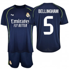Kit Real Madrid 2ª Equipación 2025/26 Bellingham nº5 | StockFutbol