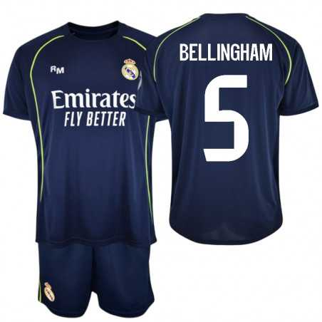 Kit Real Madrid 2ª Equipación 2025/26 Bellingham nº5 | StockFutbol