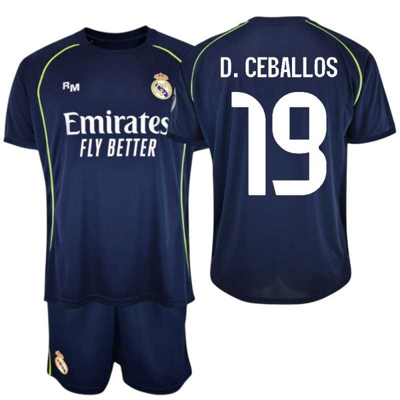 Kit Real Madrid 2ª Equipación 2025/26 Dani Ceballos #19 | StockFutbol