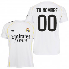 Camiseta Real Madrid 1ª Equipación 2025/26 Personalizable | Producto Oficial