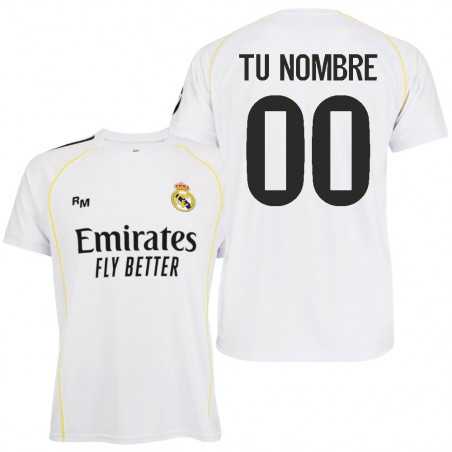 Camiseta Real Madrid 1ª Equipación 2025/26 Personalizable | Producto Oficial