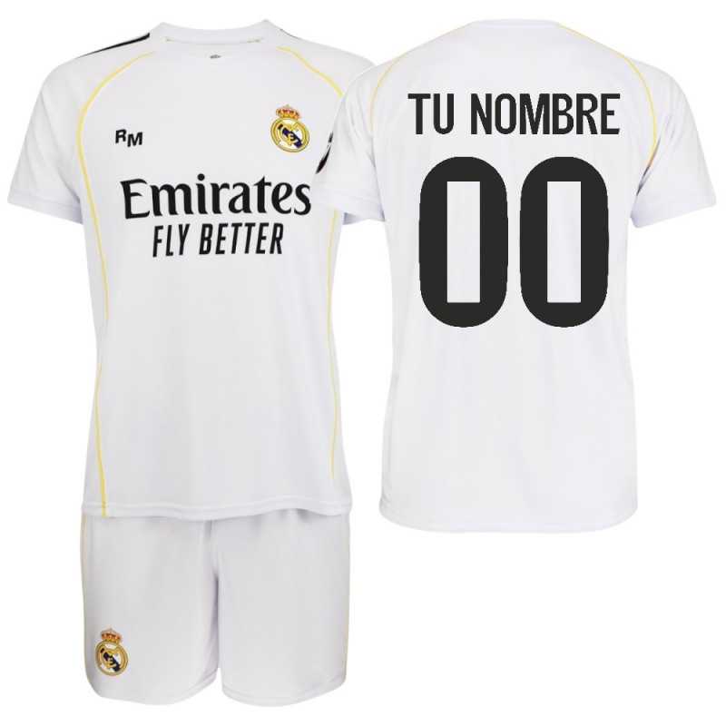 Kit Real Madrid 1ª Equipación 2025/26 Personalizable | Producto Oficial