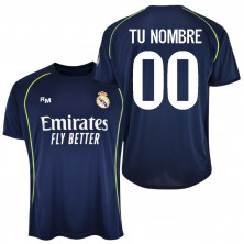 Camiseta Real Madrid 2ª Equipación 2025/26 Personalizable| Producto Oficial