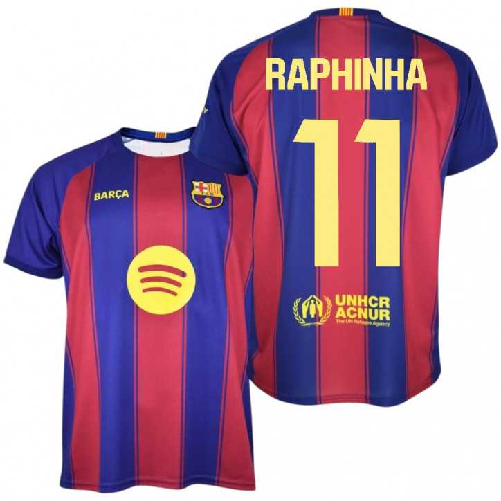Camiseta Home FCB 25-26 Raphinha Camiseta Home FCB 25-26 Raphinha
