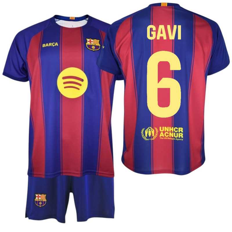 Kit FC Barcelona 2025/26 GAVI #6 Oficial