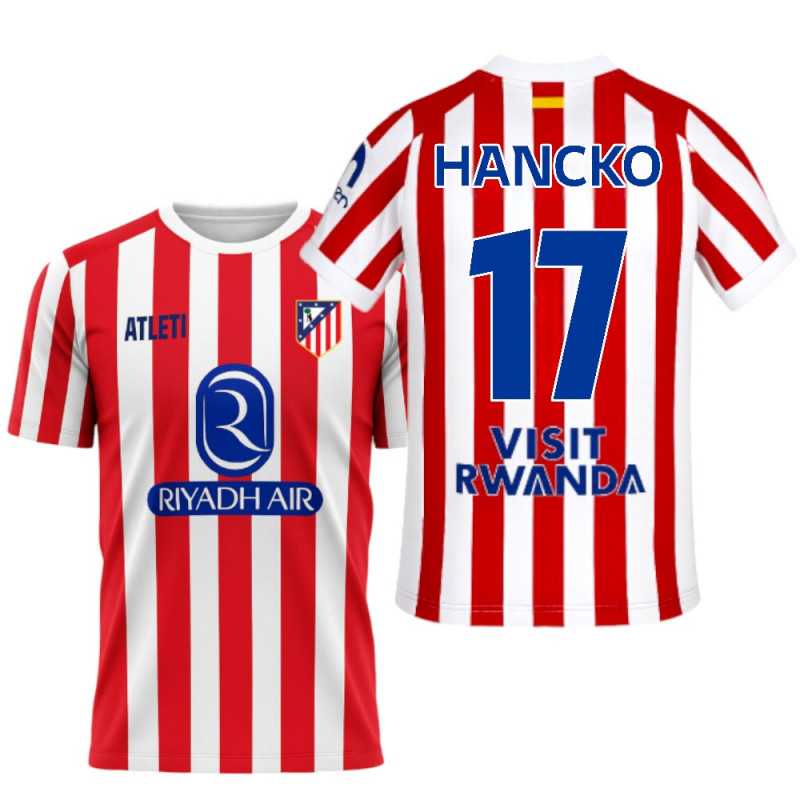 Camiseta Atlético de Madrid HANCKO nº17 | Producto Oficial - StockFutbol