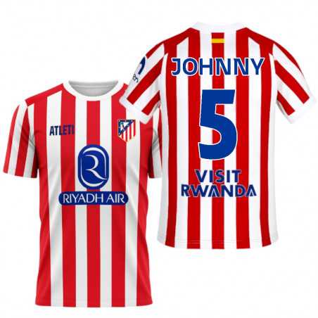 Camiseta Atlético de Madrid JOHNNY nº5 | Producto Oficial - StockFutbol