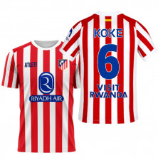 Camiseta Atlético de Madrid KOKE nº6 | Producto Oficial - StockFutbol