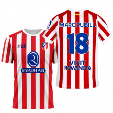 Camiseta Atlético de Madrid MARC PUBILL nº18 | Producto Oficial - StockFutbol