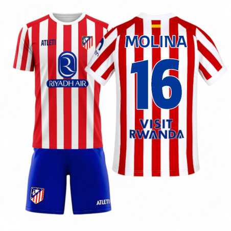 Minikit Atlético de Madrid Niño Molina 16 25/26 | StockFutbol