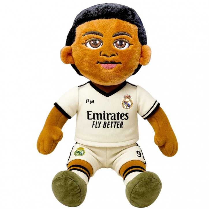 Peluche Oficial Real Madrid Mbappé 25cm Peluche Oficial Real Madrid Mbappé 25cm