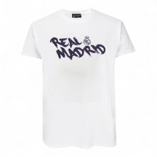 Camiseta Real Madrid Blanca Graffiti Oficial | Producto Oficial - StockFutbol
