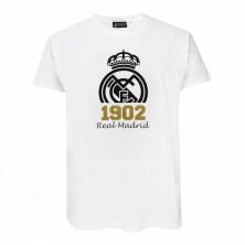 Camiseta Real Madrid Blanca Retro 1902 Oficial | Producto Oficial - StockFutbol