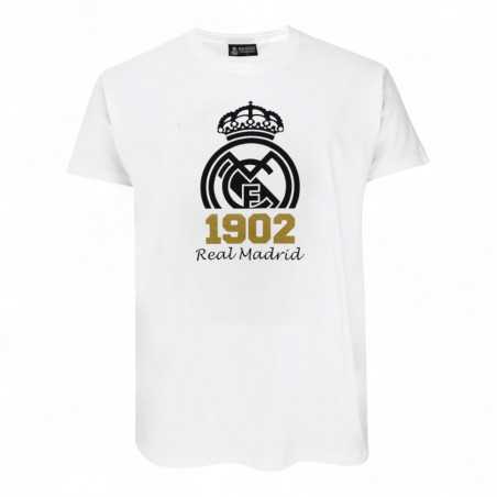 Camiseta Real Madrid Blanca Retro 1902 Oficial | Producto Oficial - StockFutbol
