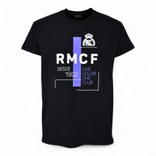Camiseta Real Madrid Negra RMCF One Club Oficial | Producto Oficial - StockFutbol