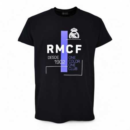 Camiseta Real Madrid Negra RMCF One Club Oficial | Producto Oficial - StockFutbol