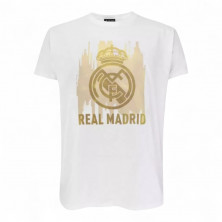 Camiseta Real Madrid Blanca Dorada Oficial | Producto Oficial - StockFutbol