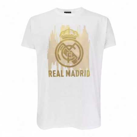 Camiseta Real Madrid Blanca Dorada Oficial | Producto Oficial - StockFutbol