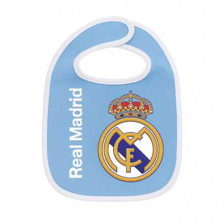 Babero Real Madrid Escudo Azul Oficial (Pack 2)