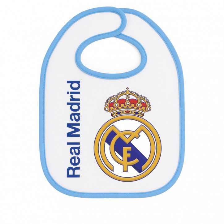Babero Real Madrid Escudo Azul Oficial (Pack 2) Babero Real Madrid Escudo Azul Oficial (Pack 2)