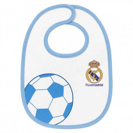 Babero Real Madrid Balón Azul Oficial (Pack 2)