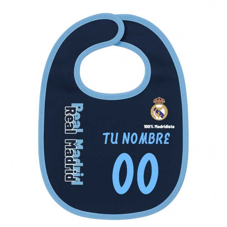 Babero Real Madrid Balón Azul Oficial (Pack 2) Babero Real Madrid Balón Azul Oficial (Pack 2)