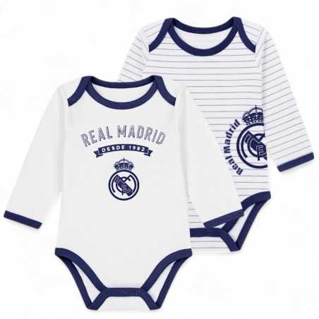 Bodies Real Madrid Manga Larga Pack 2Uds | Producto Oficial