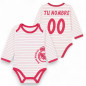 Body Personalizado Real Madrid Rosa y Blanco | Producto Oficial